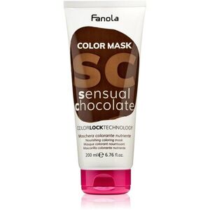 Fanola Color Mask barvicí maska na vlasy SENSUAL CHOCOLATE 200 ml obraz