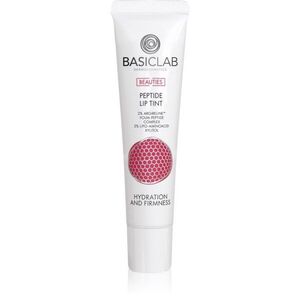 BasicLab Dermocosmetics Beauties lesklý balzám na rty s peptidy odstín 400 Vintage Red 15 ml obraz