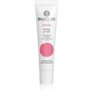 BasicLab Dermocosmetics Beauties lesklý balzám na rty s peptidy odstín 210 Candy Pink 15 ml obraz