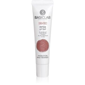 BasicLab Dermocosmetics Beauties lesklý balzám na rty s peptidy odstín 300 Teddy 15 ml obraz