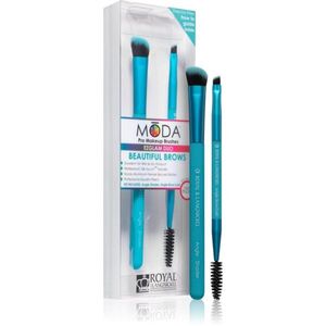 Royal and Langnickel MŌDA EZGLAM DUO Beautiful Brows sada štětců na obočí obraz