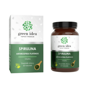 Spirulina bylinný extrakt – kapsle 60 ks – Green idea obraz