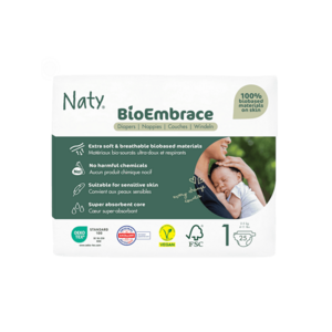 ECO BY NATY Bioembrace newborn plenky 2-5 kg 25 kusů obraz