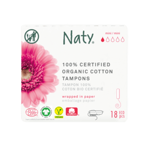 ECO BY NATY Tampóny Mini 18 kusů obraz