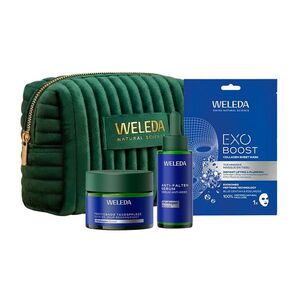 WELEDA Dárkové balení kosmetická taštička Blue Gentian Radiance Ritual obraz