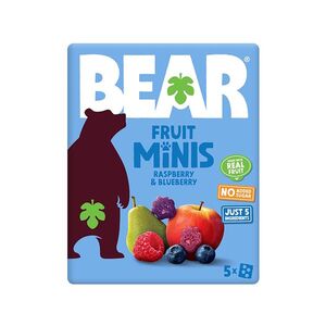 BEAR Fruit minis malina a borůvka 5 x 20 g obraz