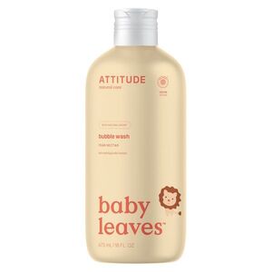 ATTITUDE Baby leaves dětská pěna do koupele s vůní hruškové šťávy 473 ml obraz