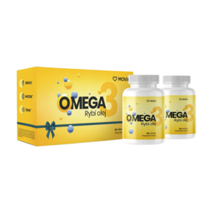 MOVit Dárkové balení Omega 3 Rybí olej 1000 mg, 90 + 90 tobolek obraz