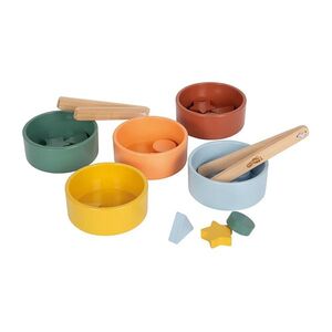 SMALL FOOT Montessori třídící hra s kleštěmi 22 kusů obraz