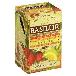 BASILUR Assorted Black Magic směs černých čajů 25 sáčků obraz