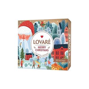 LOVARÉ Merry Christmas kolekce čajů 60 sáčků obraz