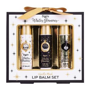 ACCENTRA Winter glamour set péče o rty vanilka a pižmo 3 x 4 g obraz