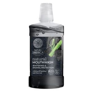 NATURA SIBERICA Přírodní ústní voda s Bambusovým uhlím 520 ml obraz