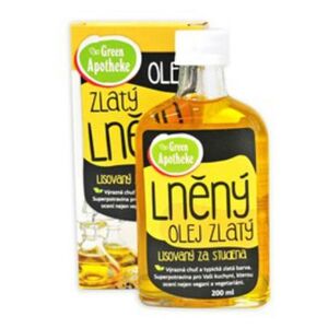 GREEN APOTHEKE Olej lněný zlatý 200 ml obraz
