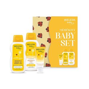 WELEDA Dárkové balení krabička měsíčkový baby set 3 kusy obraz
