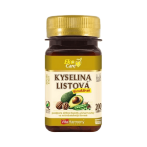 VITAHARMONY Kyselina listová bioaktivní 400 µg Eko 200 tablet obraz