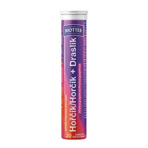 Biotter Hořčík + Draslík grapefruit 20 šumivých tablet obraz