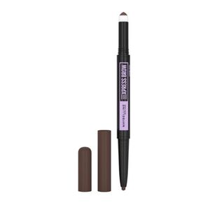 Maybelline Express Brow Satin Duo odstín 04 Dark Brown tužka a pudr na obočí 9 g obraz