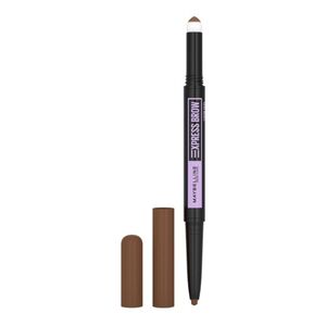 Maybelline Express Brow Satin Duo odstín 02 Medium Brown tužka a pudr na obočí 9 g obraz