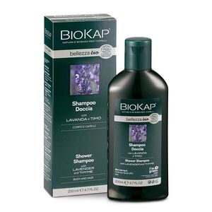 BIOKAP Bellezza Šampon a sprchový gel levandule a tymián BIO 200 ml obraz