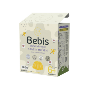Bebis Kojenecký pudink s ovčím mlékem rýžový s vanilkovou příchutí 140 g obraz