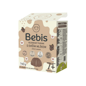 Bebis Kojenecký pudink s ovčím mlékem rýžový s kakaem 140 g obraz