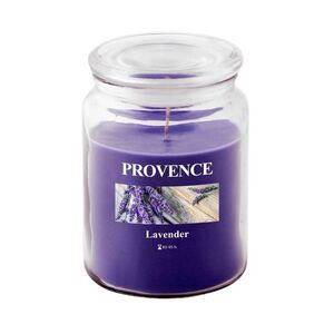 Provence Svíčka ve skle s víčkem Levandule 510 g obraz