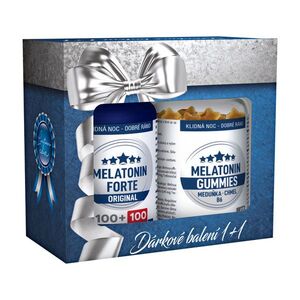 Clinical Melatonin Forte ORIGINAL + Melatonin Gummies 200 tablet + 60 pektinových pastilek obraz