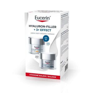 Eucerin Hyaluron-Filler + 3x Effect denní a noční krém 2x50 ml obraz