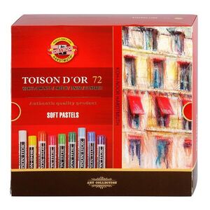 KOH-I-NOOR TOISON D´OR 8517/72 - prašné křídy - 72 ks obraz