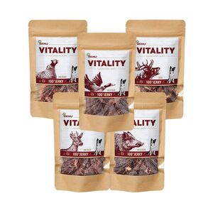 Akinu VITALITY MIX jerky pamlsek pro psy 5 balení 50 g obraz
