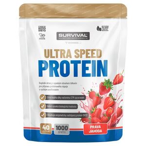 Survival Ultra Speed Protein 1000 g pravá jahoda obraz