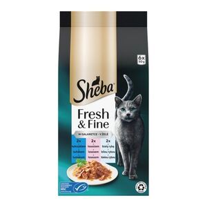 Sheba Fresh&Fine rybí výběr v želé kapsička 6x50 g obraz