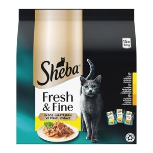 Sheba Fresh&Fine drůbeží výběr kapsička 15x50 g obraz