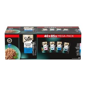 Sheba Delicacy in Jelly rybí výběr v želé kapsička 40x85 g obraz