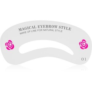 Lash Brow Eyebrow Stencil šablony na obočí 24 ks obraz