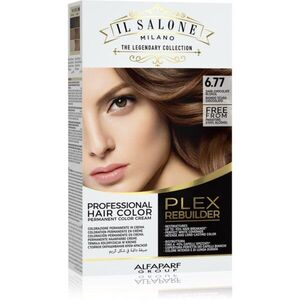 Alfaparf Milano Il Salone Milano Plex Rebuilder permanentní barva na vlasy odstín 6.77 - Dark Chocolate Blonde 1 ks obraz