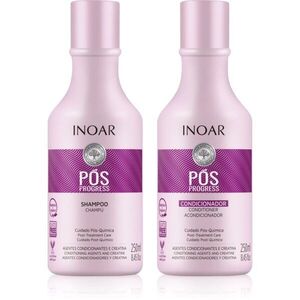 INOAR Pos Progress sada na vlasy po keratinovém narovnání a nanoplastice 2x250 ml obraz