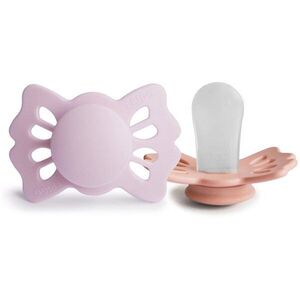 FRIGG Lucky Size 1: 0-6 months dudlík Soft Lilac/Pretty in Peach 2 ks obraz