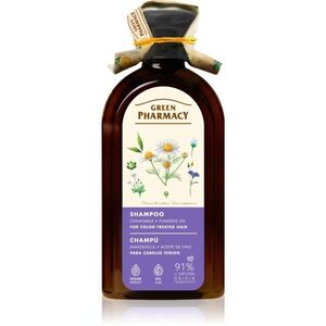 Green Pharmacy Chamomile & Linseed Oil Shampoo pečující šampon pro barvené vlasy 350 ml obraz