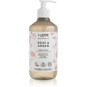 I Love Naturals Rose & Argan tekuté mýdlo na ruce 500 ml obraz