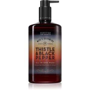 Scottish Fine Soaps Thistle & Black Pepper mýdlo na obličej, tělo a vlasy 500 ml obraz