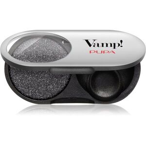 PUPA Milano Vamp! Radiant Baked Eyeshadow dlouhotrvající zářivé oční stíny odstín 301 Frozen Black - METALLIC 1 g obraz