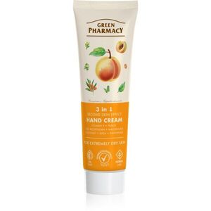 Green Pharmacy Peach krém na ruce a nehty pro suchou pokožku 100 ml obraz