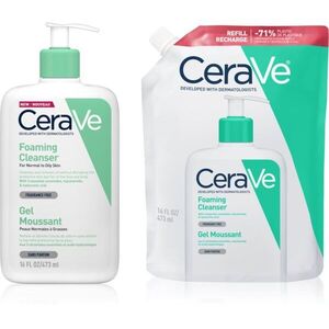 CeraVe Cleansers Foaming Cleanser sada pro normální až mastnou pleť obraz