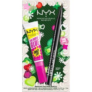 NYX Professional Makeup Brow Duo dárková sada na obočí odstín 01 2 ks obraz