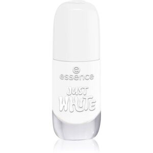 essence Gel Nail Polish gelový lak na nehty odstín 33 JUST WHITE 8 ml obraz