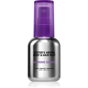 Sister's Aroma Almond Daddy Body & Hair Mist parfémovaná mlha na tělo a vlasy pro ženy 50 ml obraz