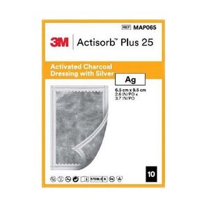 3M Actisorb plus 25 kryí 6, 5 x 9, 5cm 10 kusů obraz