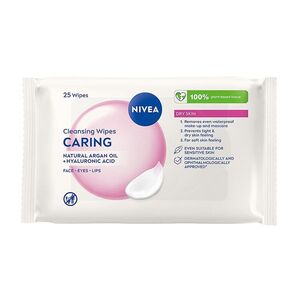 NIVEA Jemné čisticí pleťové ubrousky 3v1 25 ks obraz